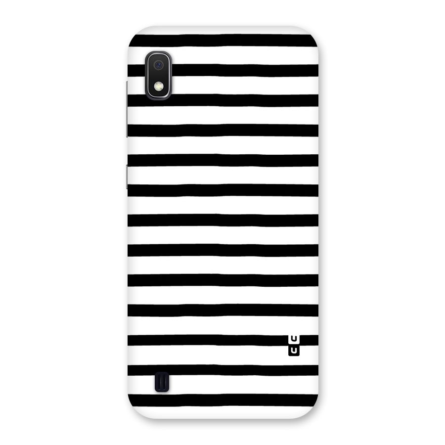 Elegant Basic Stripes Back Case for Galaxy A10