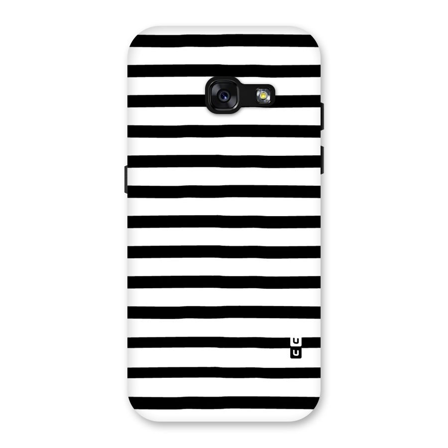 Elegant Basic Stripes Back Case for Galaxy A3 (2017)