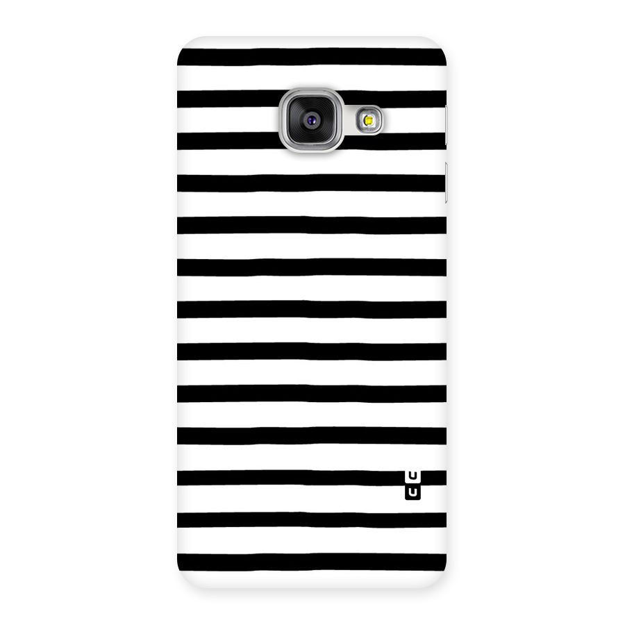 Elegant Basic Stripes Back Case for Galaxy A3 2016