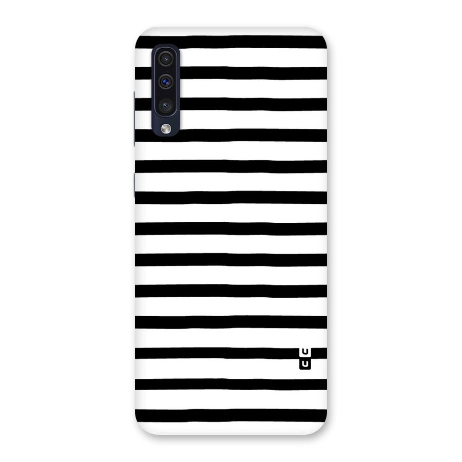 Elegant Basic Stripes Back Case for Galaxy A50
