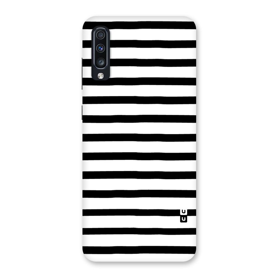 Elegant Basic Stripes Back Case for Galaxy A70