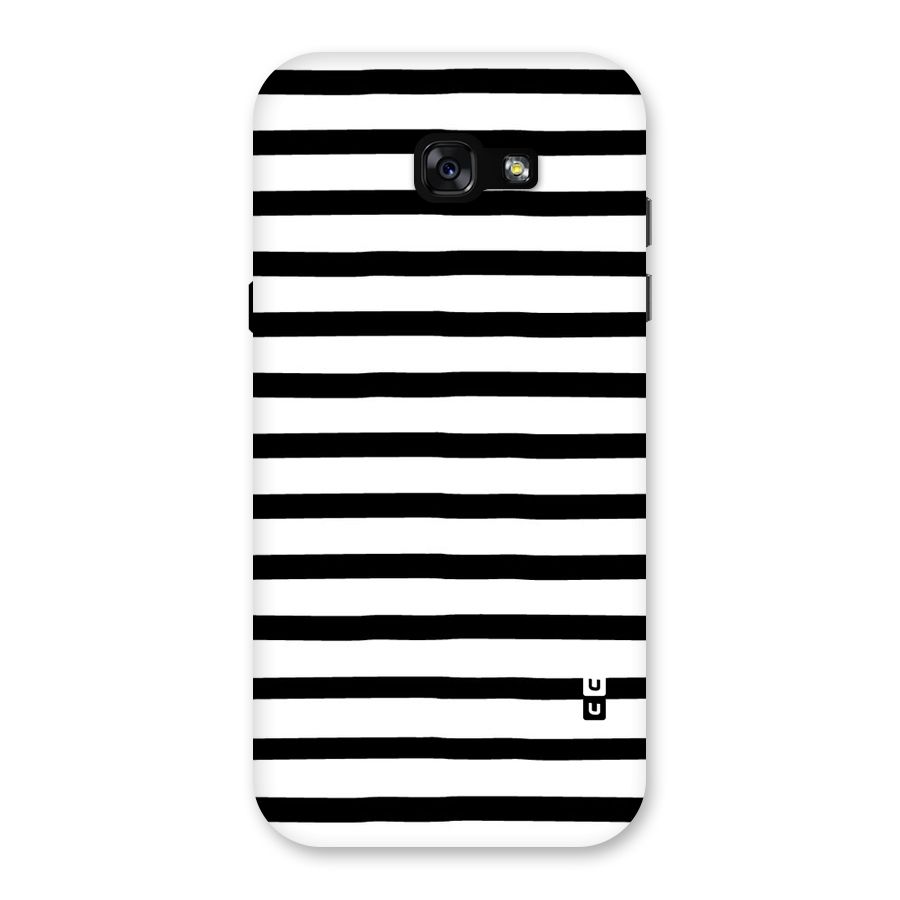 Elegant Basic Stripes Back Case for Galaxy A7 (2017)