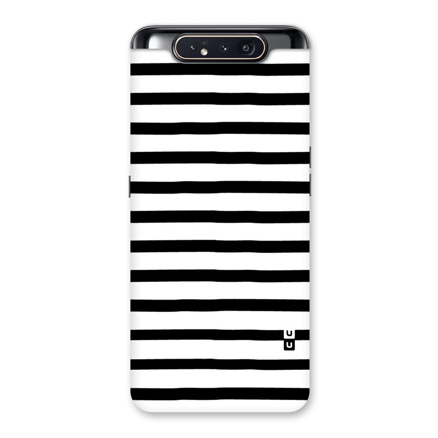 Elegant Basic Stripes Back Case for Galaxy A80