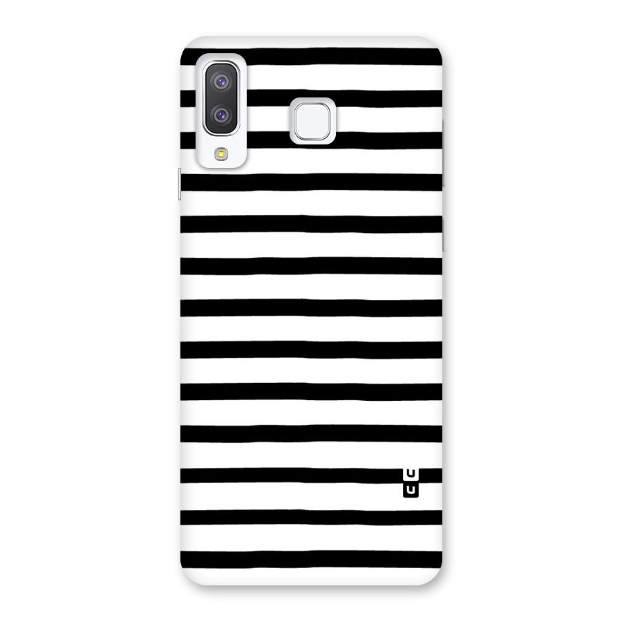 Elegant Basic Stripes Back Case for Galaxy A8 Star