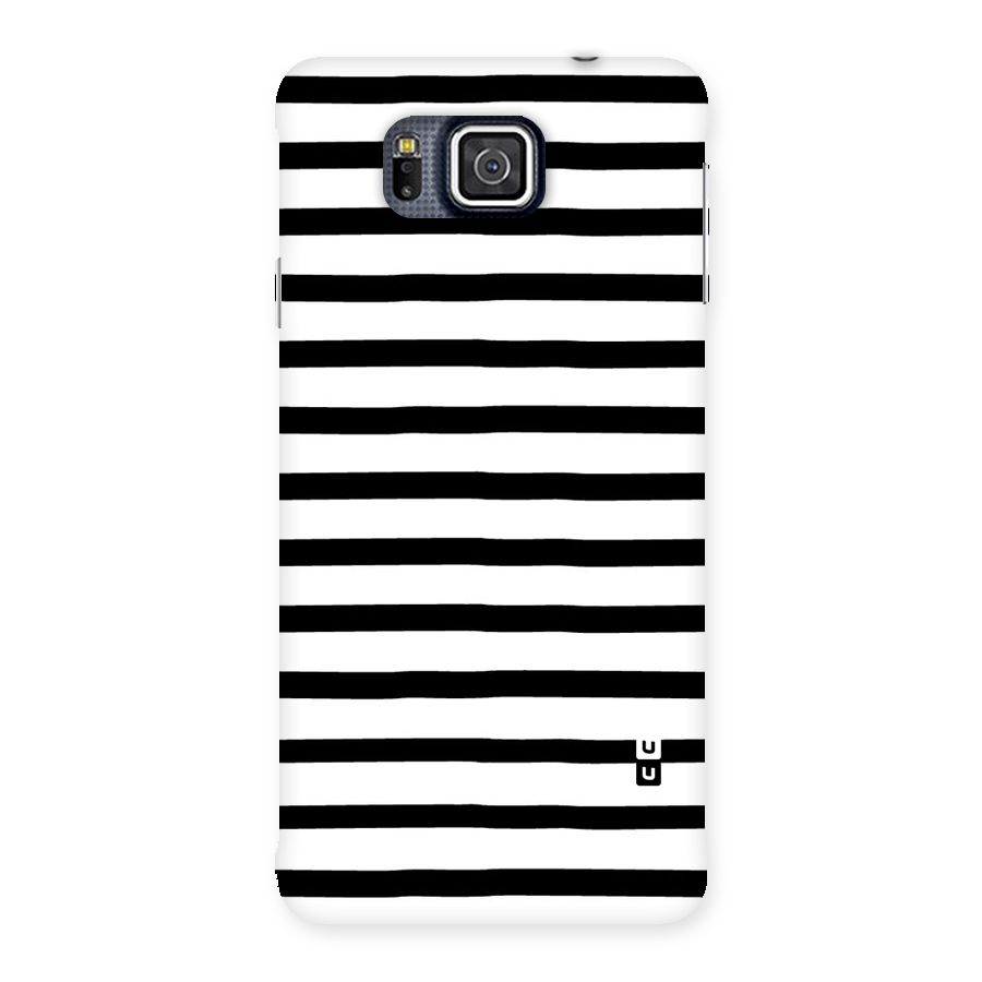 Elegant Basic Stripes Back Case for Galaxy Alpha