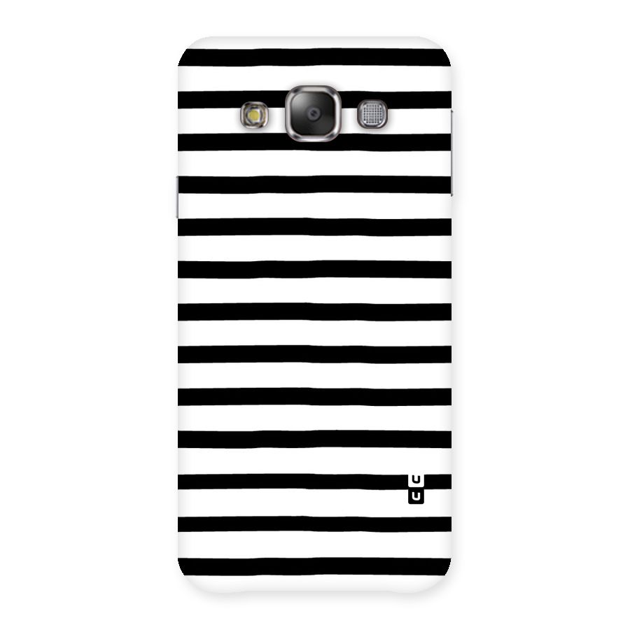 Elegant Basic Stripes Back Case for Galaxy E7