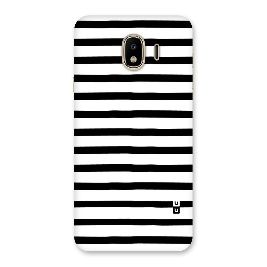 Elegant Basic Stripes Back Case for Galaxy J4