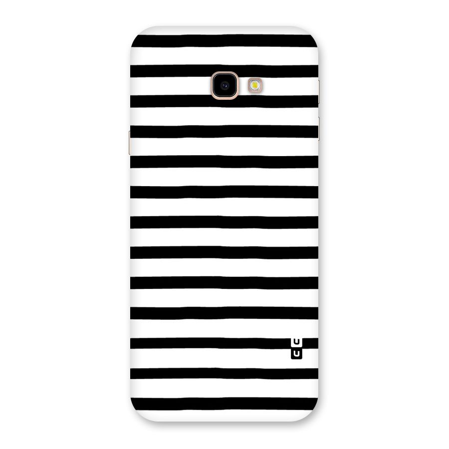 Elegant Basic Stripes Back Case for Galaxy J4 Plus