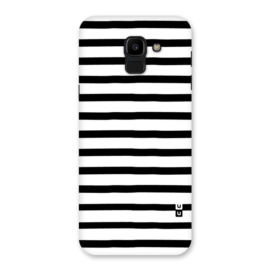 Elegant Basic Stripes Back Case for Galaxy J6