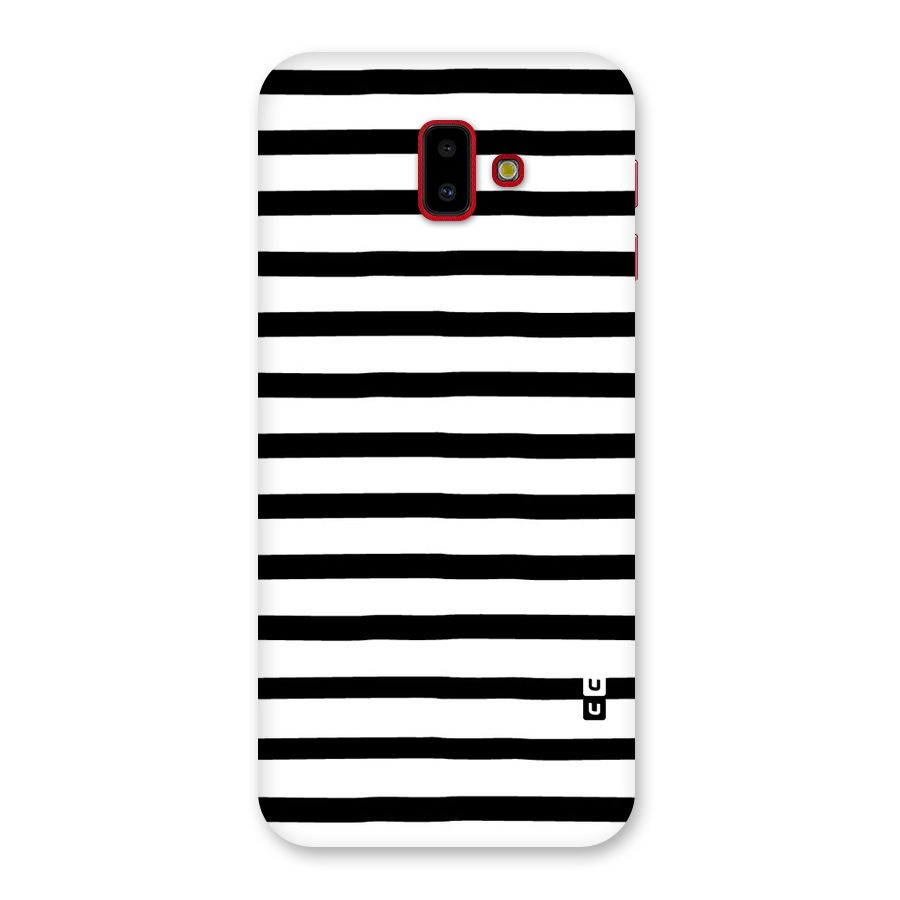 Elegant Basic Stripes Back Case for Galaxy J6 Plus