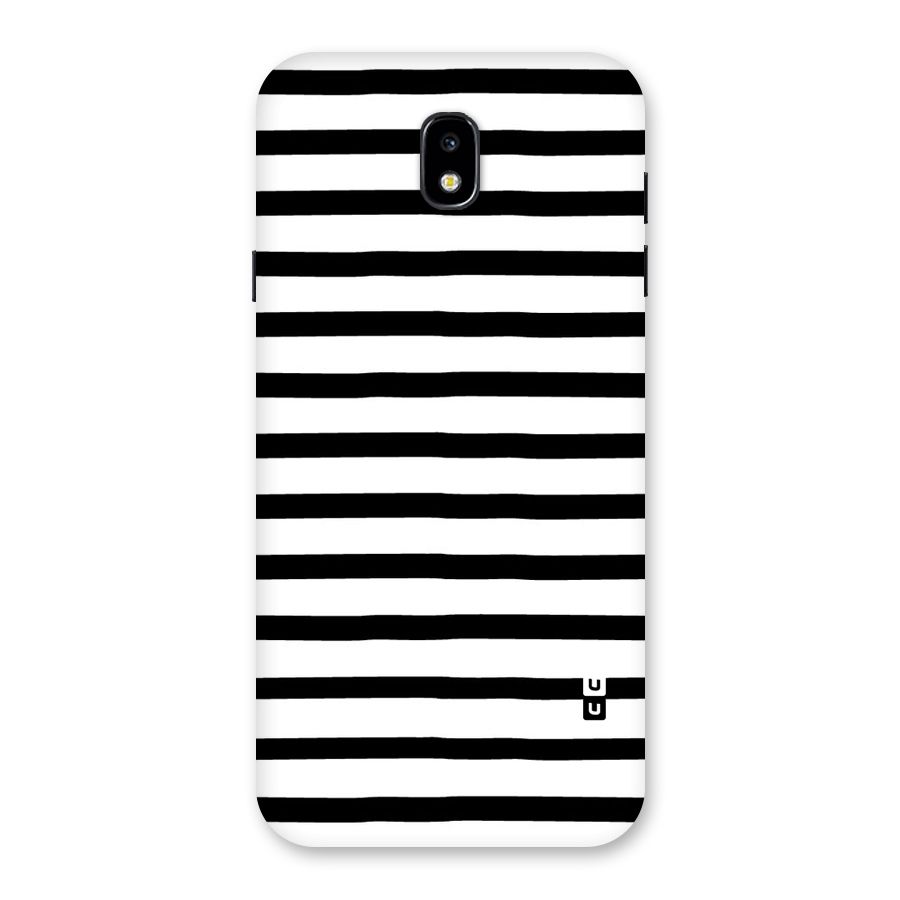 Elegant Basic Stripes Back Case for Galaxy J7 Pro