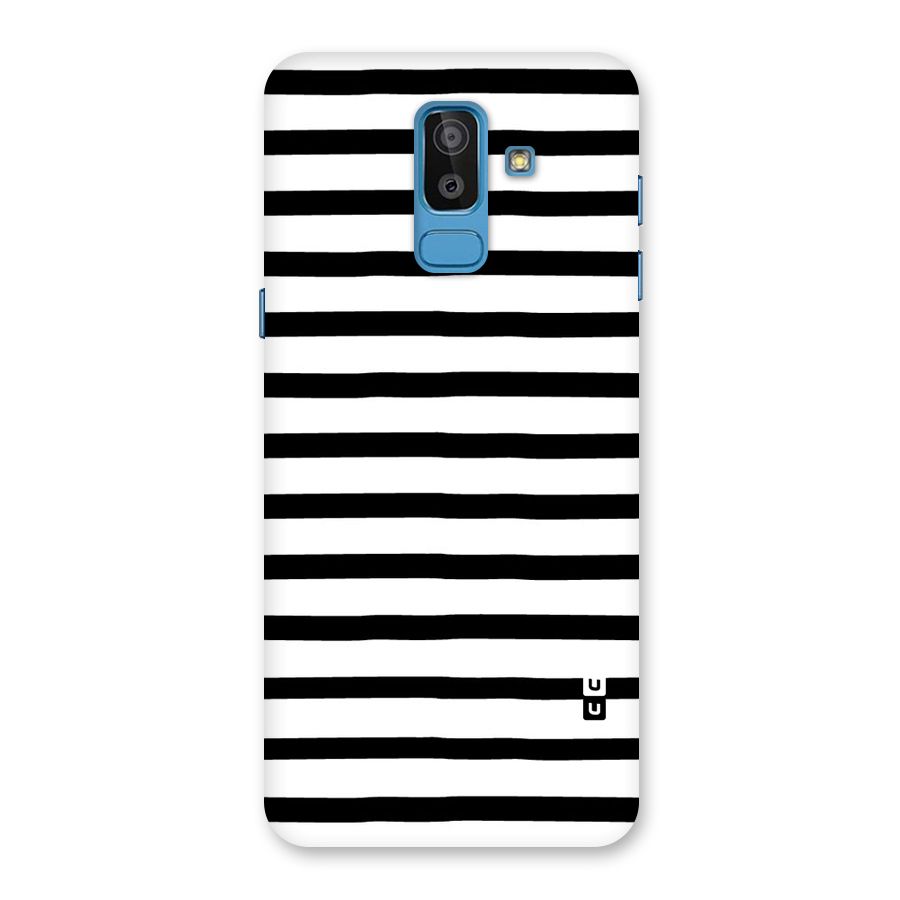 Elegant Basic Stripes Back Case for Galaxy J8