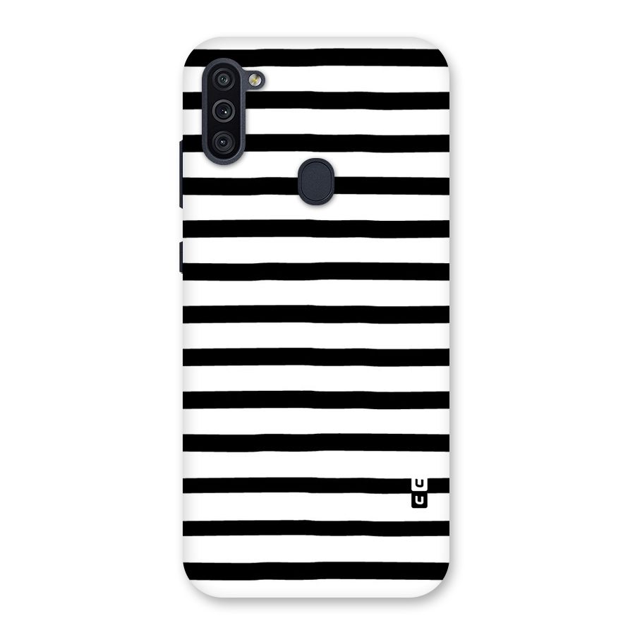 Elegant Basic Stripes Back Case for Galaxy M11