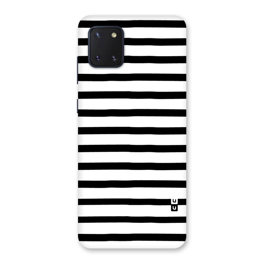 Elegant Basic Stripes Back Case for Galaxy Note 10 Lite