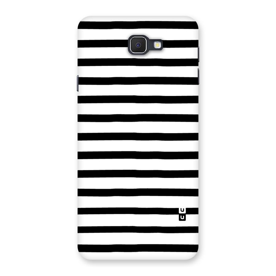 Elegant Basic Stripes Back Case for Galaxy On7 2016