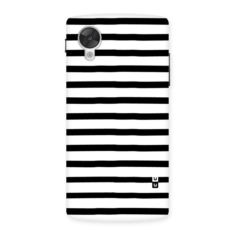 Elegant Basic Stripes Back Case for Google Nexsus 5