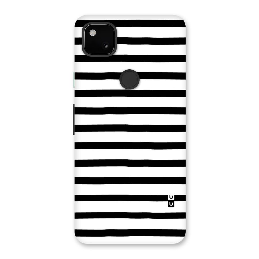 Elegant Basic Stripes Back Case for Google Pixel 4a