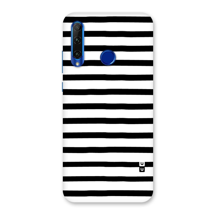 Elegant Basic Stripes Back Case for Honor 20i