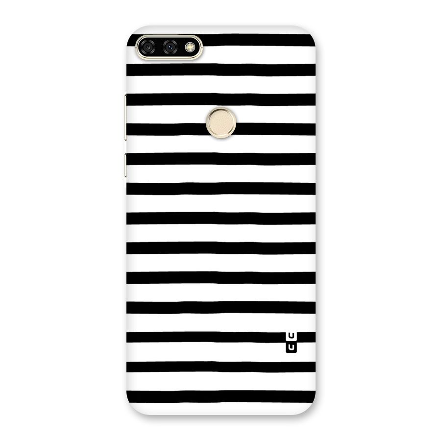 Elegant Basic Stripes Back Case for Honor 7A