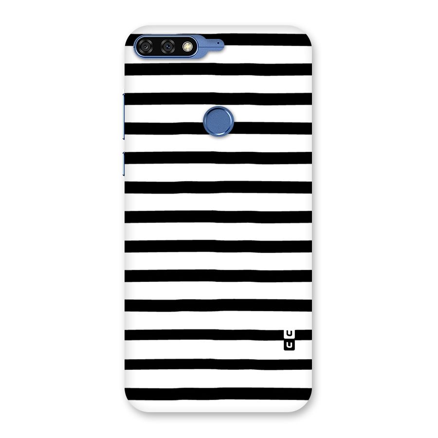 Elegant Basic Stripes Back Case for Honor 7C
