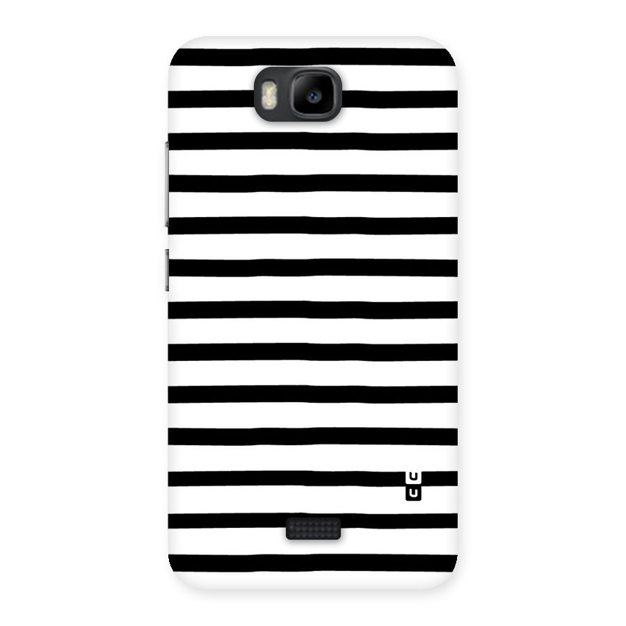 Elegant Basic Stripes Back Case for Honor Bee