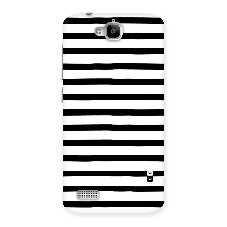 Elegant Basic Stripes Back Case for Honor Holly