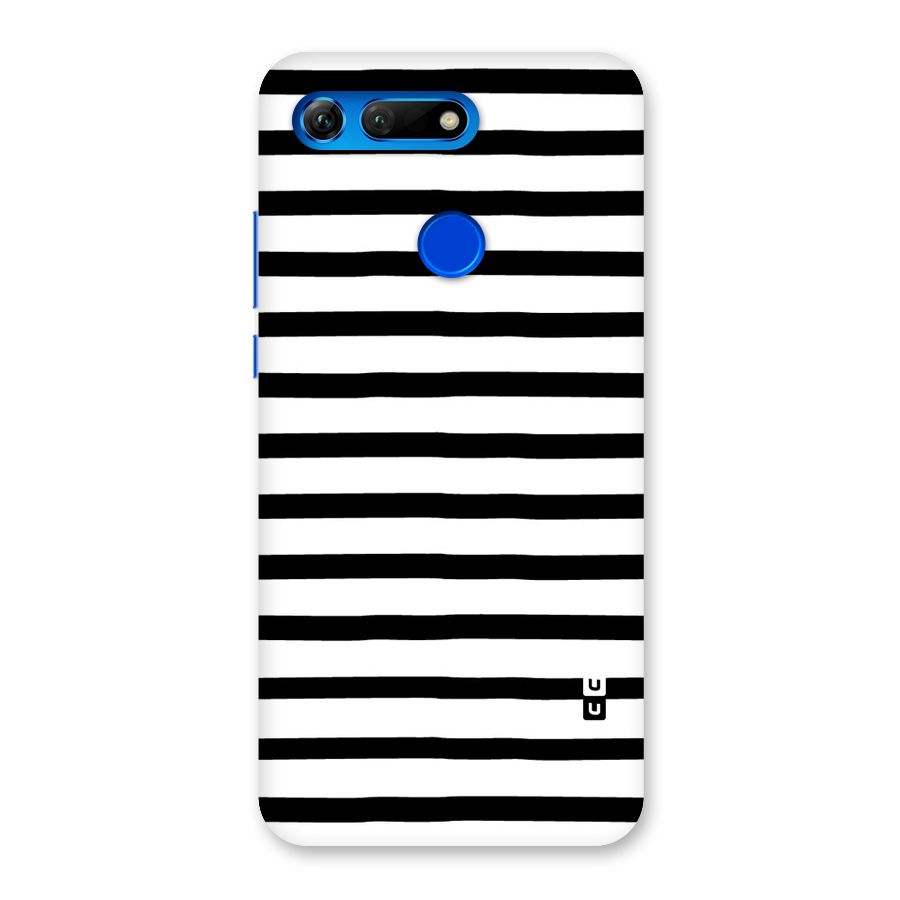 Elegant Basic Stripes Back Case for Honor View 20