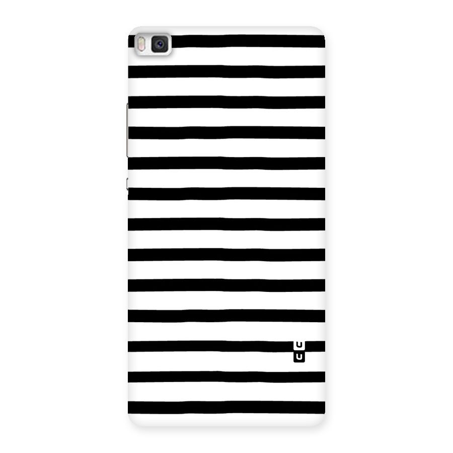 Elegant Basic Stripes Back Case for Huawei P8