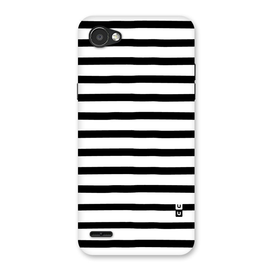 Elegant Basic Stripes Back Case for LG Q6