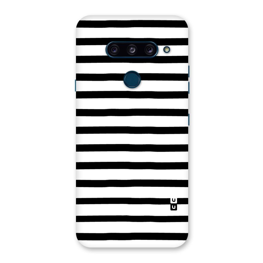 Elegant Basic Stripes Back Case for LG  V40 ThinQ