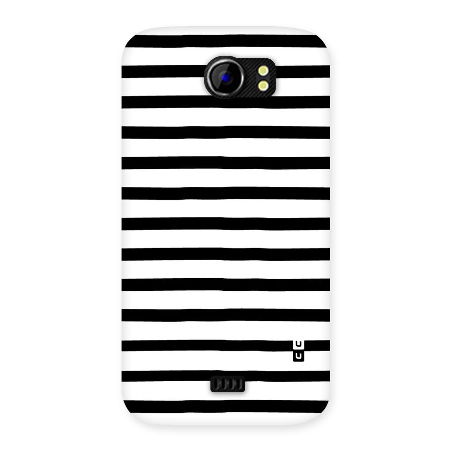 Elegant Basic Stripes Back Case for Micromax Canvas 2 A110