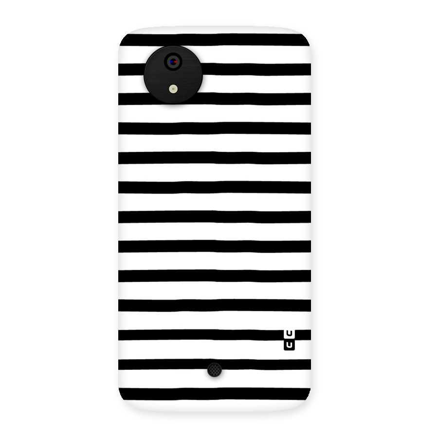Elegant Basic Stripes Back Case for Micromax Canvas A1