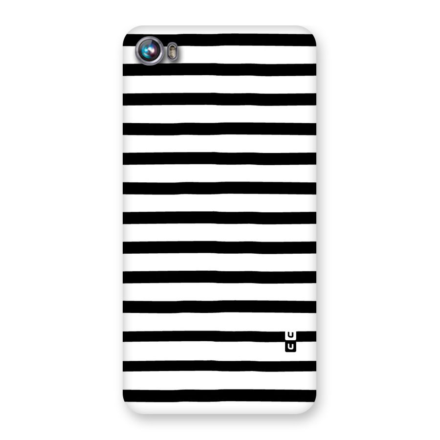 Elegant Basic Stripes Back Case for Micromax Canvas Fire 4 A107