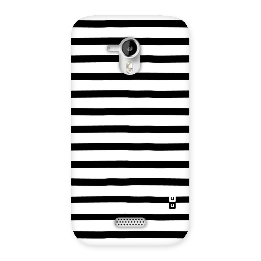 Elegant Basic Stripes Back Case for Micromax Canvas HD A116