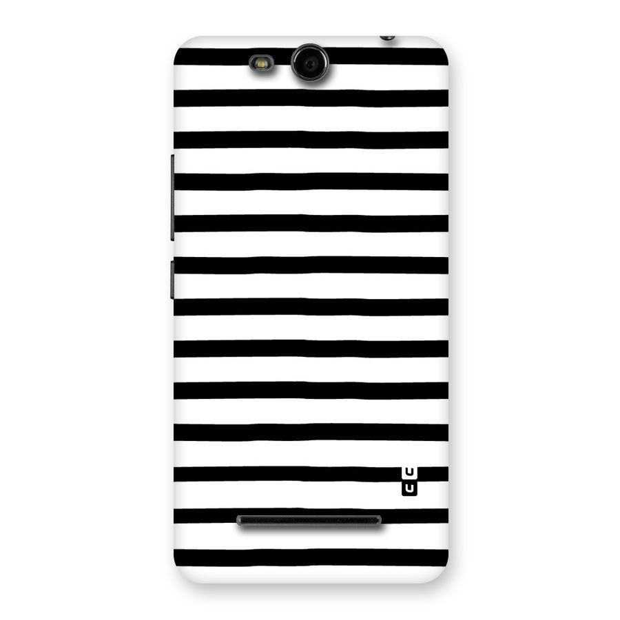 Elegant Basic Stripes Back Case for Micromax Canvas Juice 3 Q392