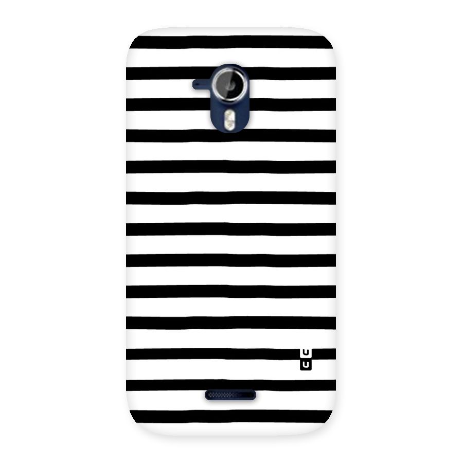 Elegant Basic Stripes Back Case for Micromax Canvas Magnus A117