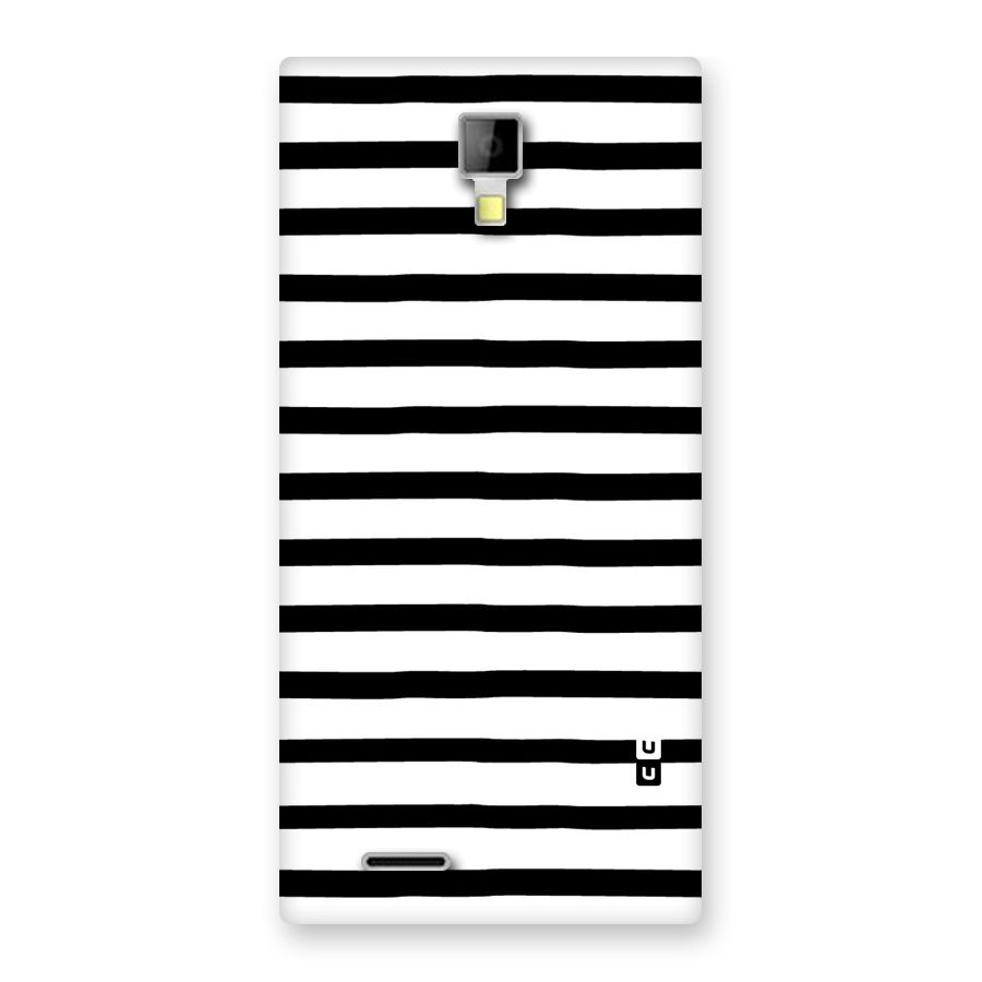 Elegant Basic Stripes Back Case for Micromax Canvas Xpress A99