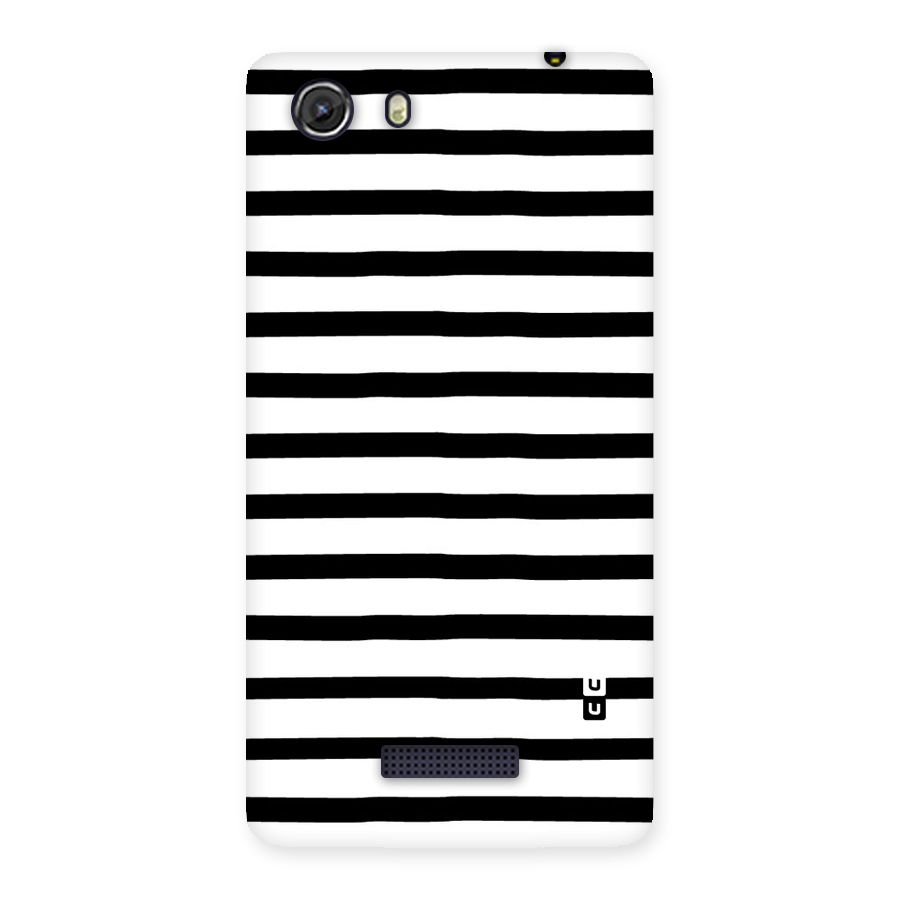 Elegant Basic Stripes Back Case for Micromax Unite 3