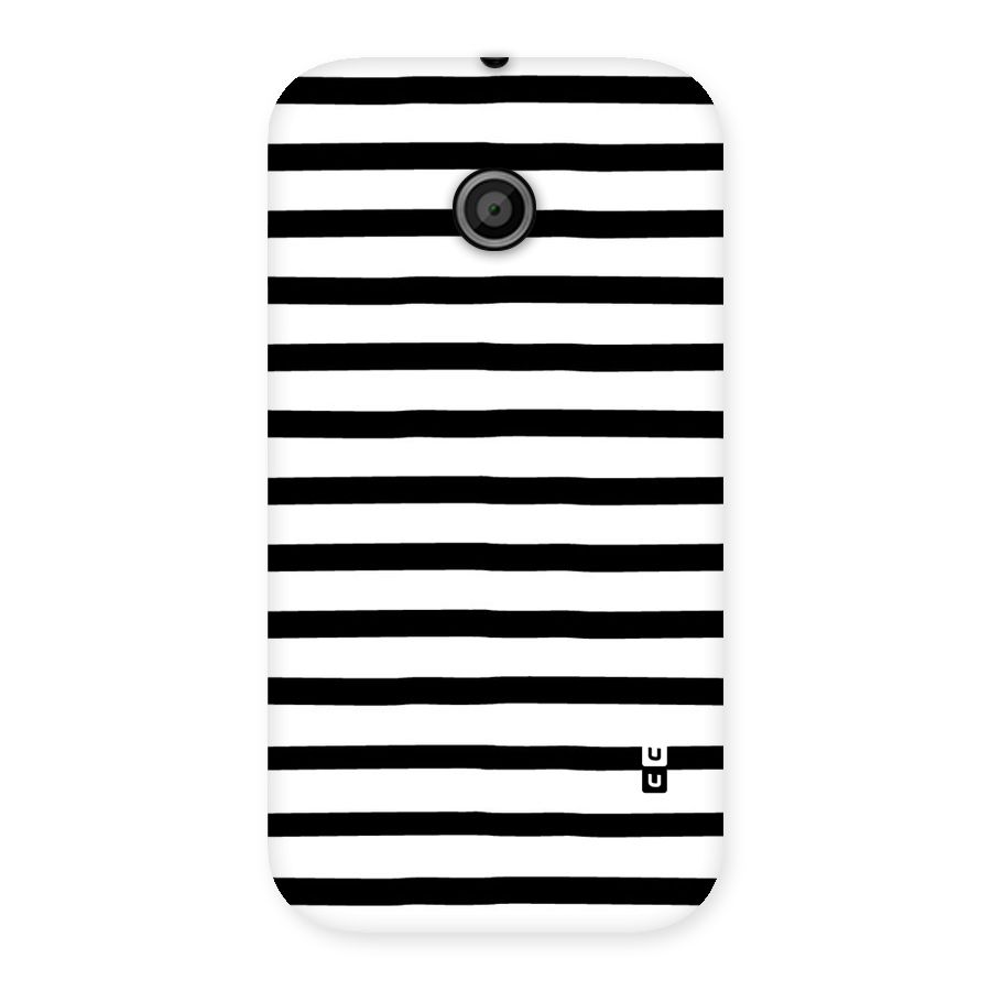 Elegant Basic Stripes Back Case for Moto E
