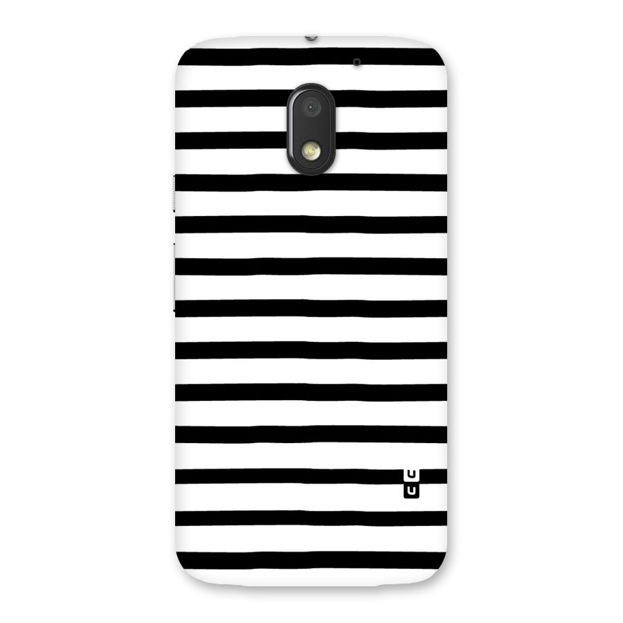 Elegant Basic Stripes Back Case for Moto E3 Power