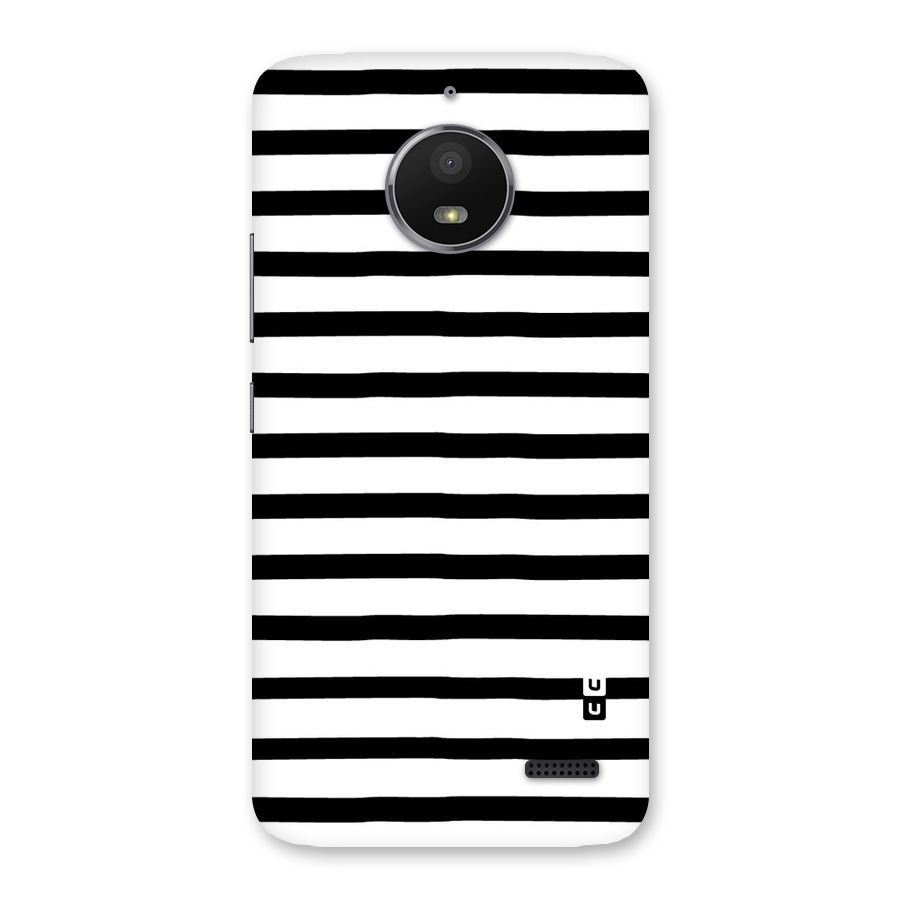 Elegant Basic Stripes Back Case for Moto E4