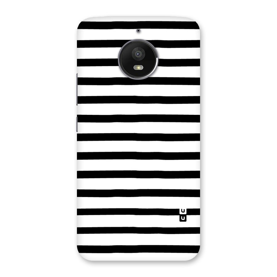 Elegant Basic Stripes Back Case for Moto E4 Plus
