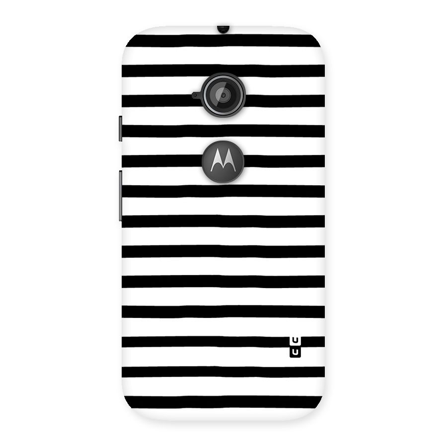 Elegant Basic Stripes Back Case for Moto E 2nd Gen