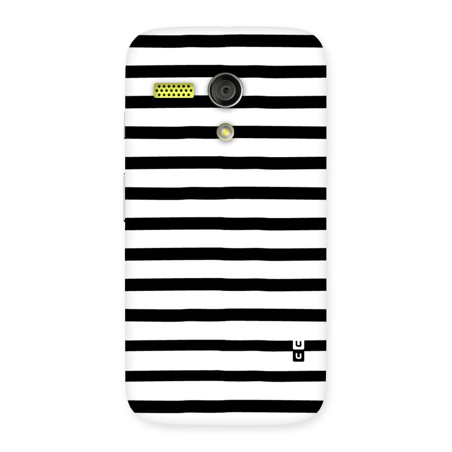 Elegant Basic Stripes Back Case for Moto G