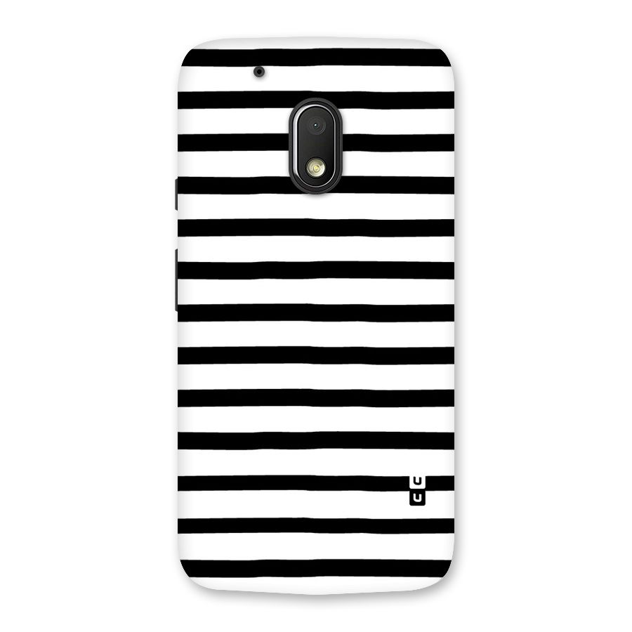 Elegant Basic Stripes Back Case for Moto G4 Play