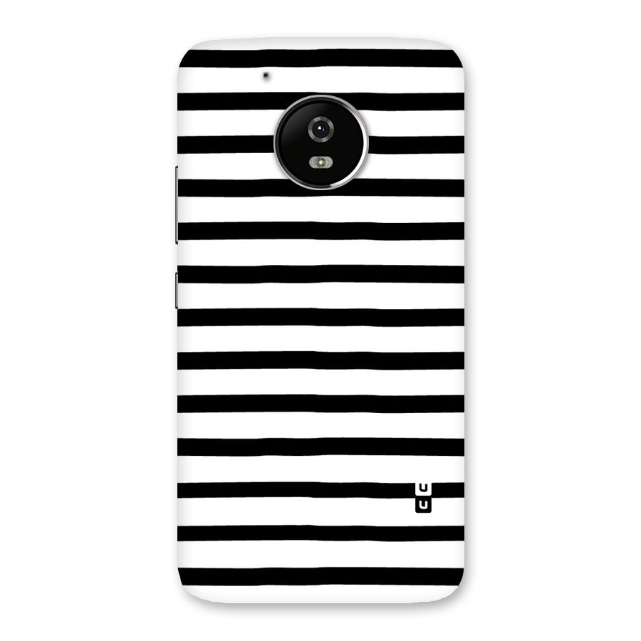 Elegant Basic Stripes Back Case for Moto G5