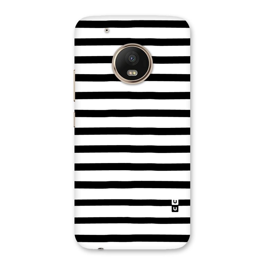 Elegant Basic Stripes Back Case for Moto G5 Plus