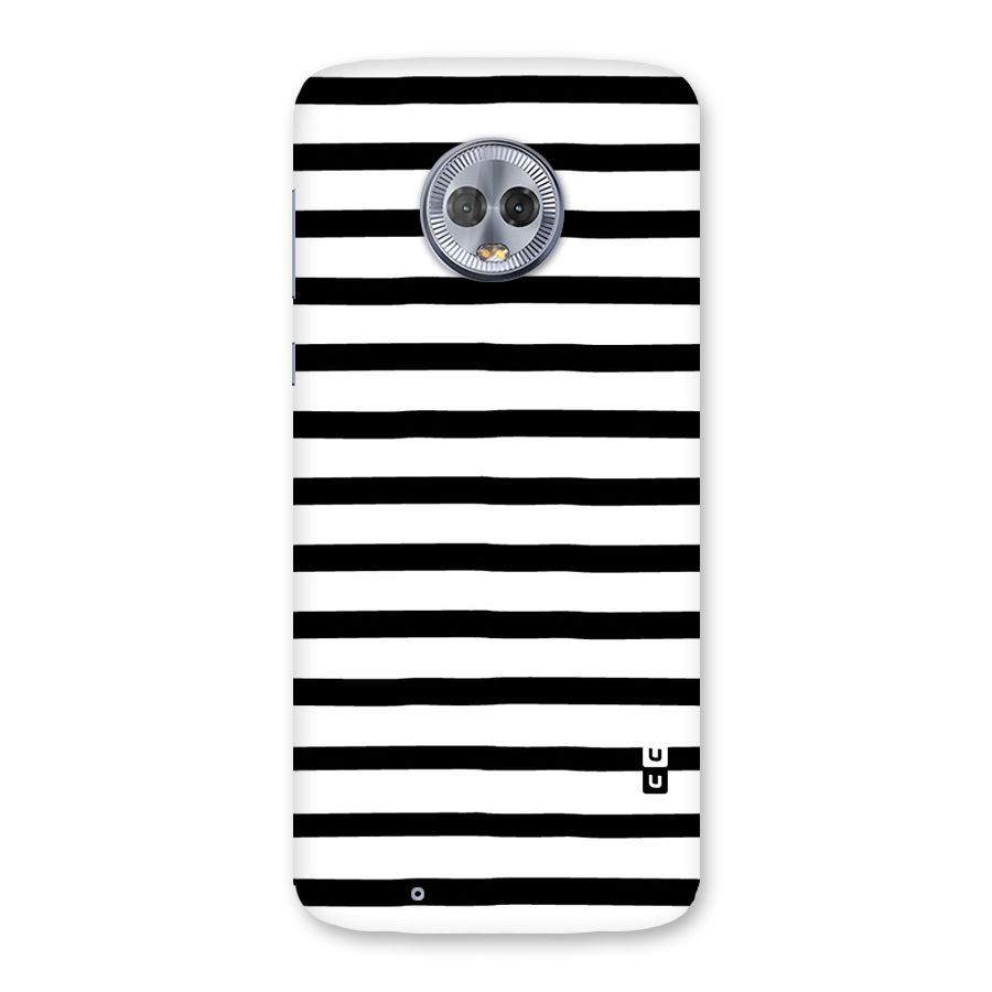 Elegant Basic Stripes Back Case for Moto G6
