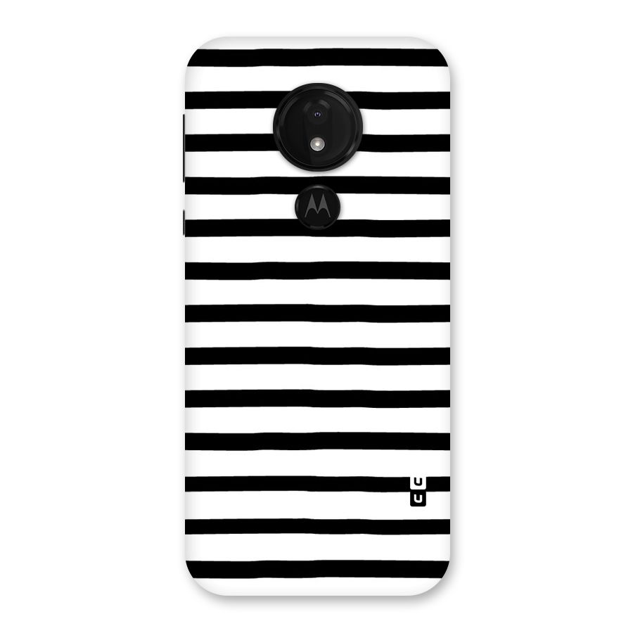 Elegant Basic Stripes Back Case for Moto G7 Power