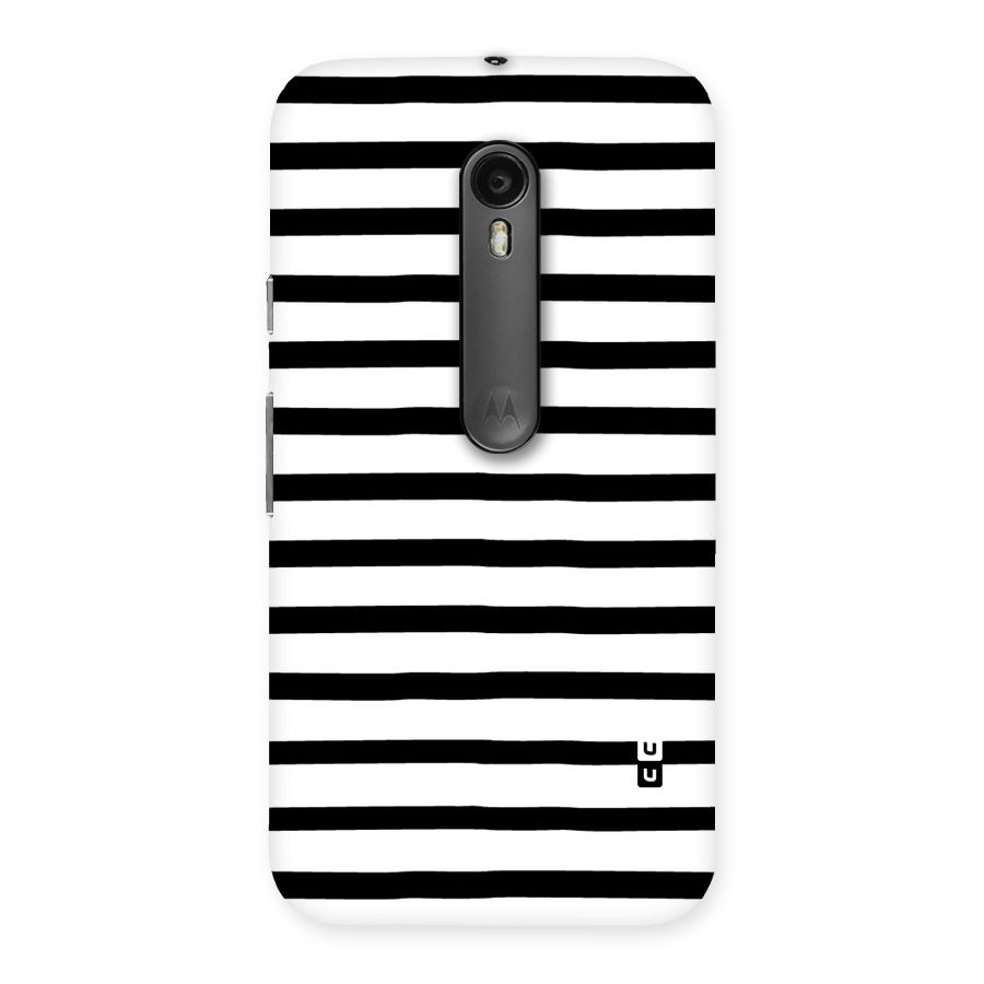 Elegant Basic Stripes Back Case for Moto G Turbo